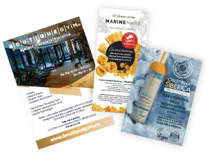 Ukázka reklamního letáku pro restauraci